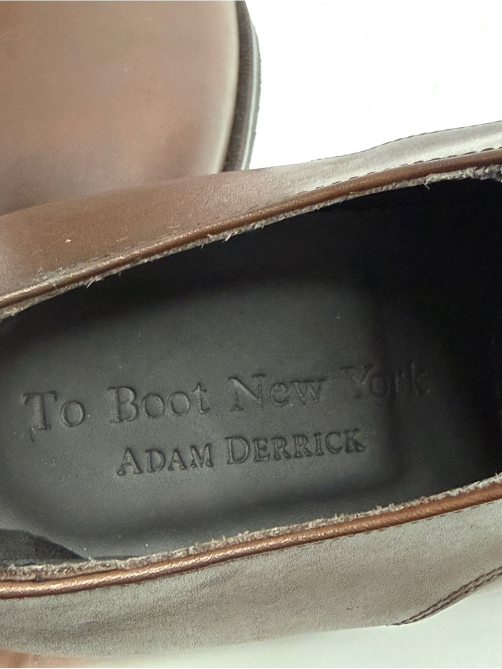 To Boot New York Plain Toe Derby Men Formal Shoes Size 9.5 - Picture 9 of 11